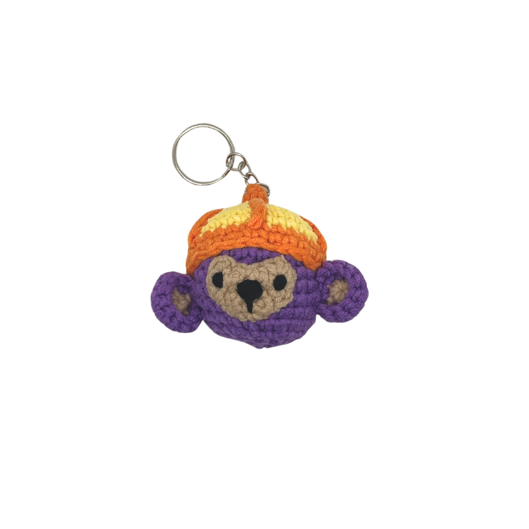 Porte-clef Hanuman en crochet par Cambodia Knits