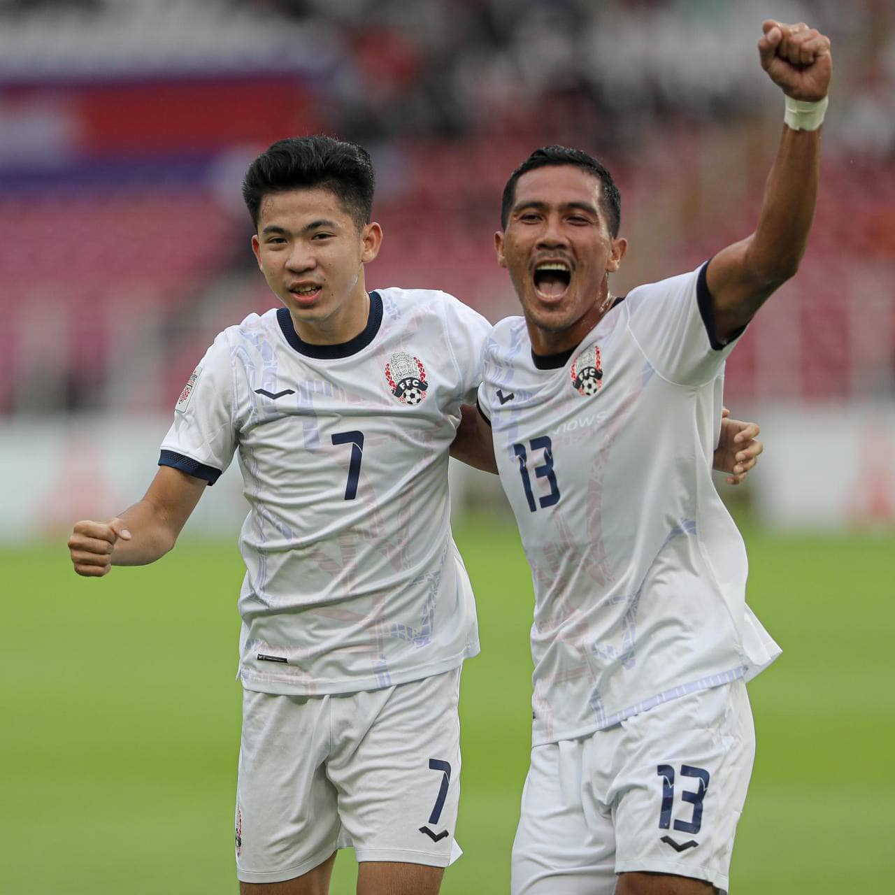 Maillot Officiel du Cambodge personnalisable (modèle PLAYER)