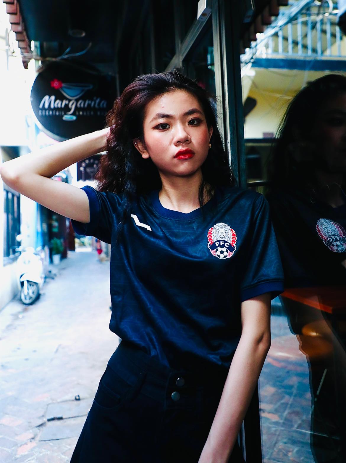 Maillot Officiel du Cambodge personnalisable (modèle PLAYER)
