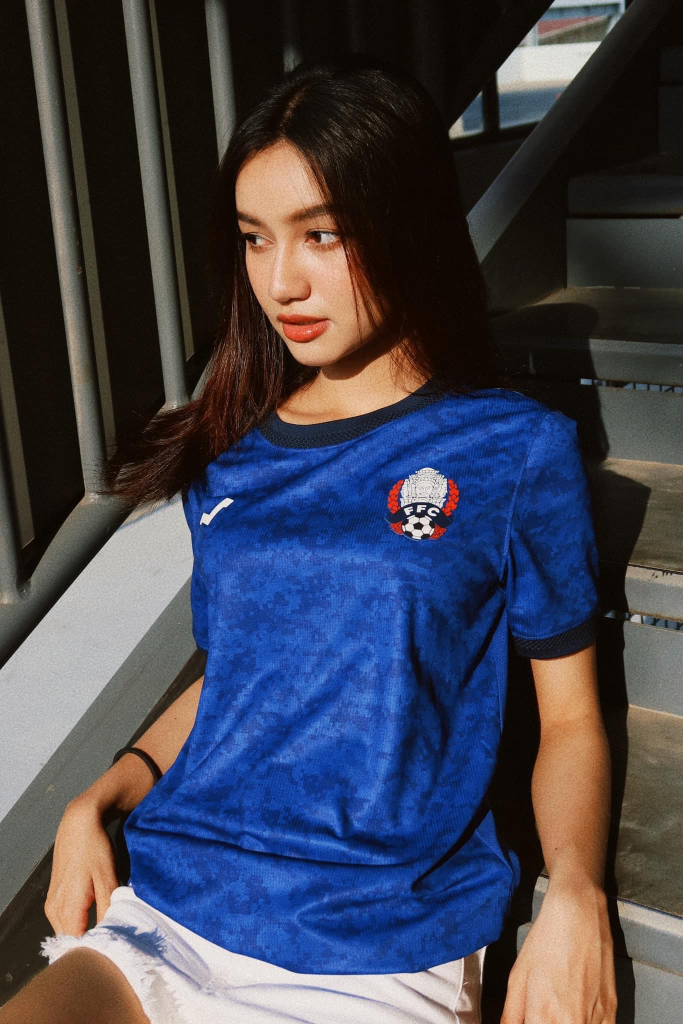 Maillot Officiel du Cambodge personnalisable (modèle PLAYER)