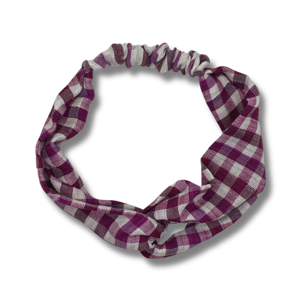 Bandeau de tête élastique krama