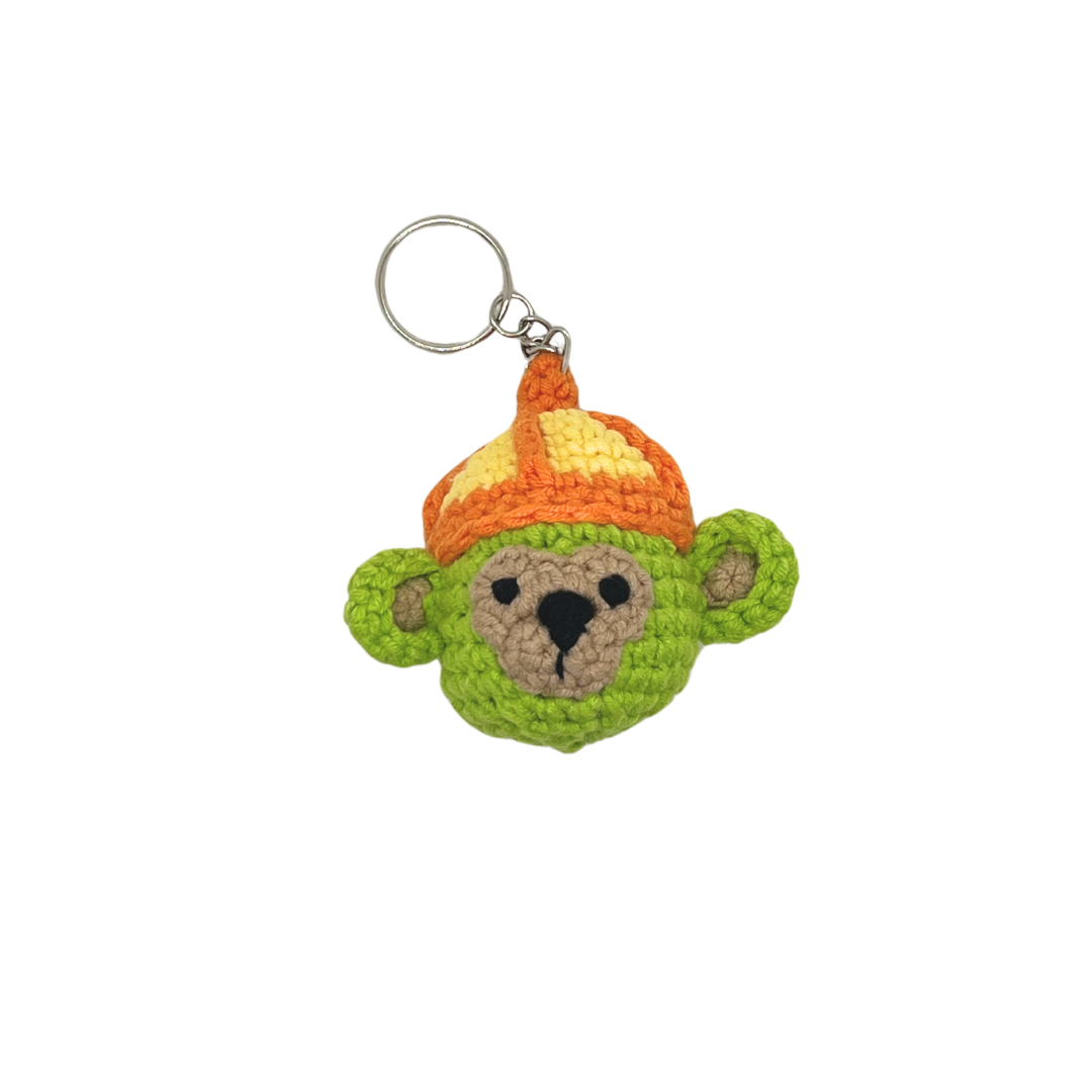 Porte-clef Hanuman en crochet par Cambodia Knits