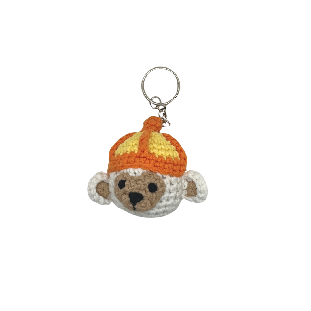 Porte-clef Hanuman en crochet par Cambodia Knits