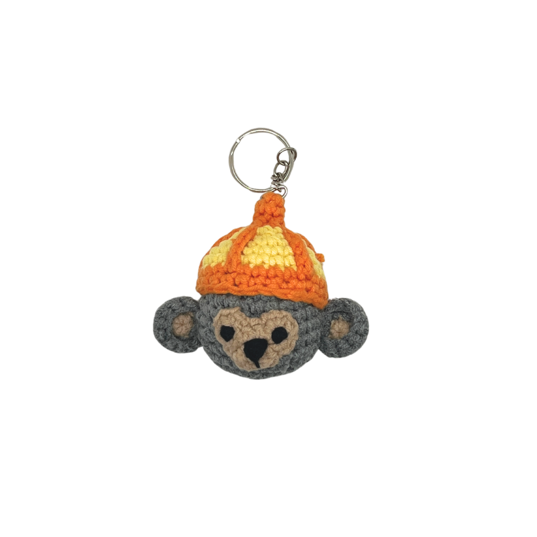 Porte-clef Hanuman en crochet par Cambodia Knits