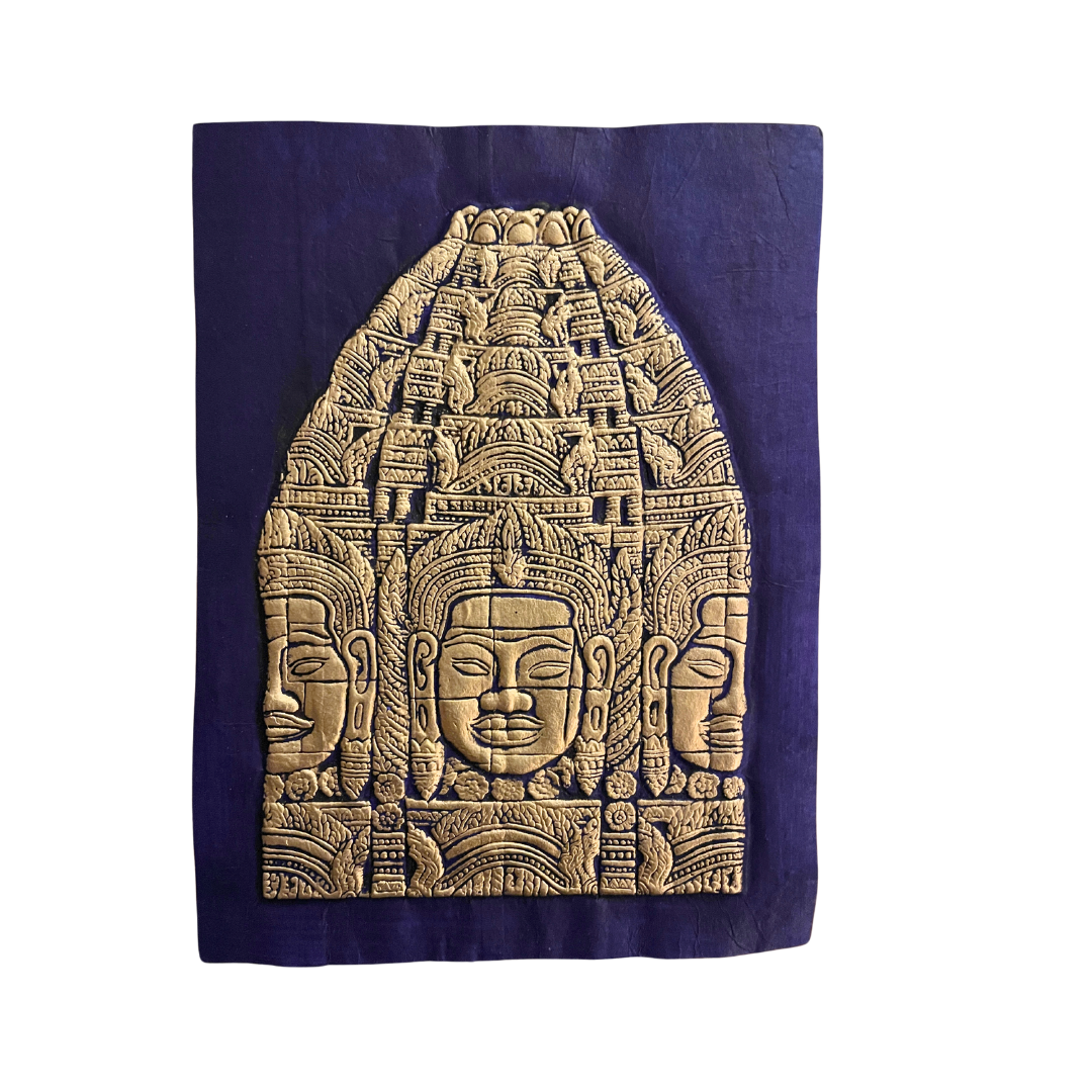 Peinture en relief du Cambodge Temple Bayon