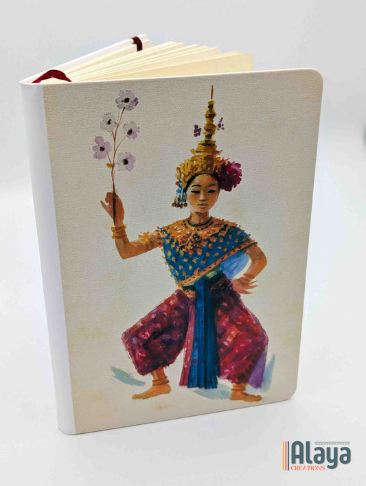 Carnet de notes A5 Apsara Fleurs