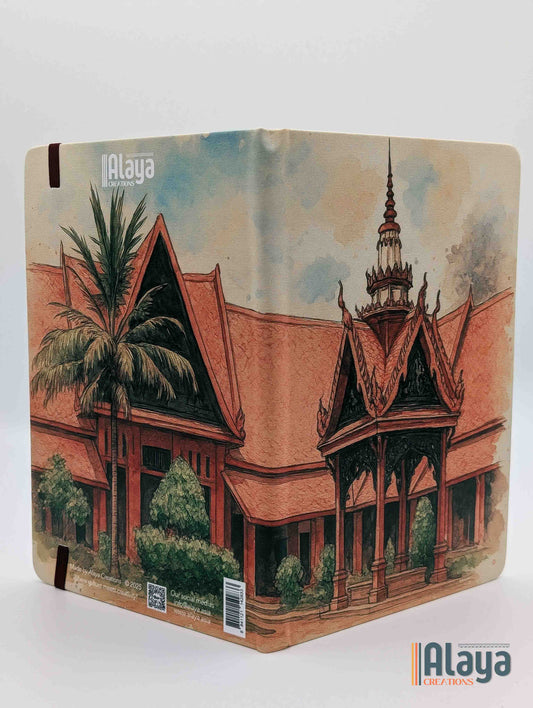 Carnet de notes A5 Jardin du Musée National du Cambodge