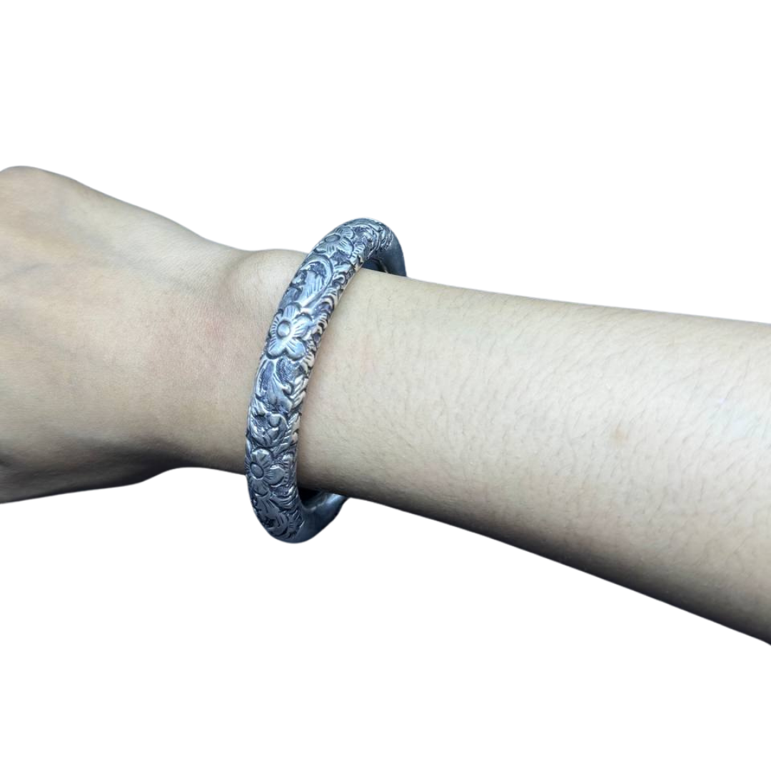 Bracelet Boran en argent Kbach Khmer