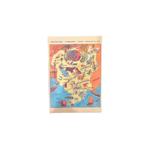 Carte de la Cocinchine by Alaya Creations