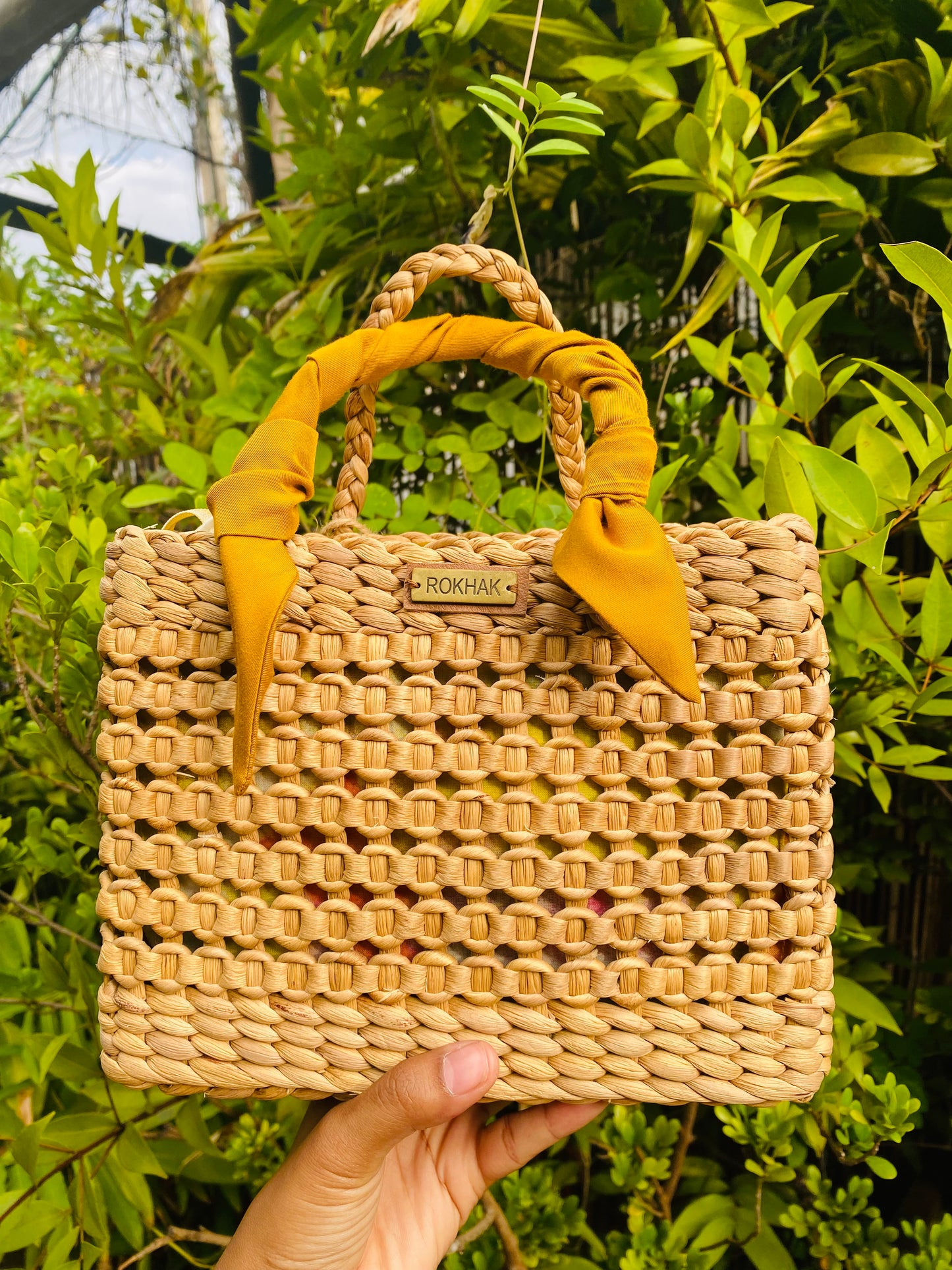 Sac à main carré Angkunh par Rokhak