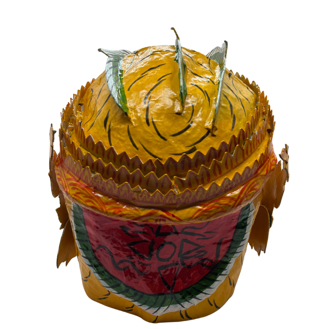 Masque intégral Cambodgien en papier mâché modèle Hanuman