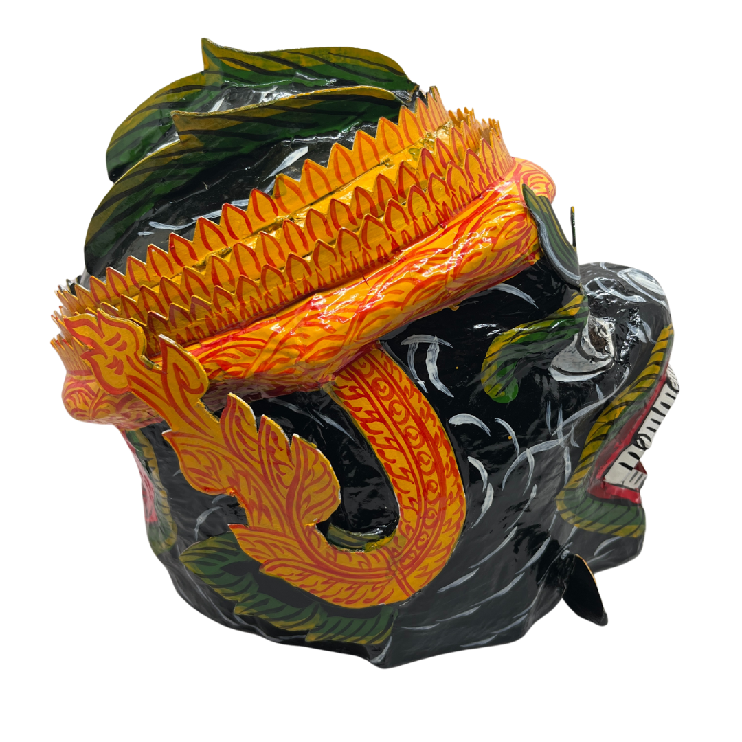 Masque intégral Cambodgien en papier mâché modèle Hanuman