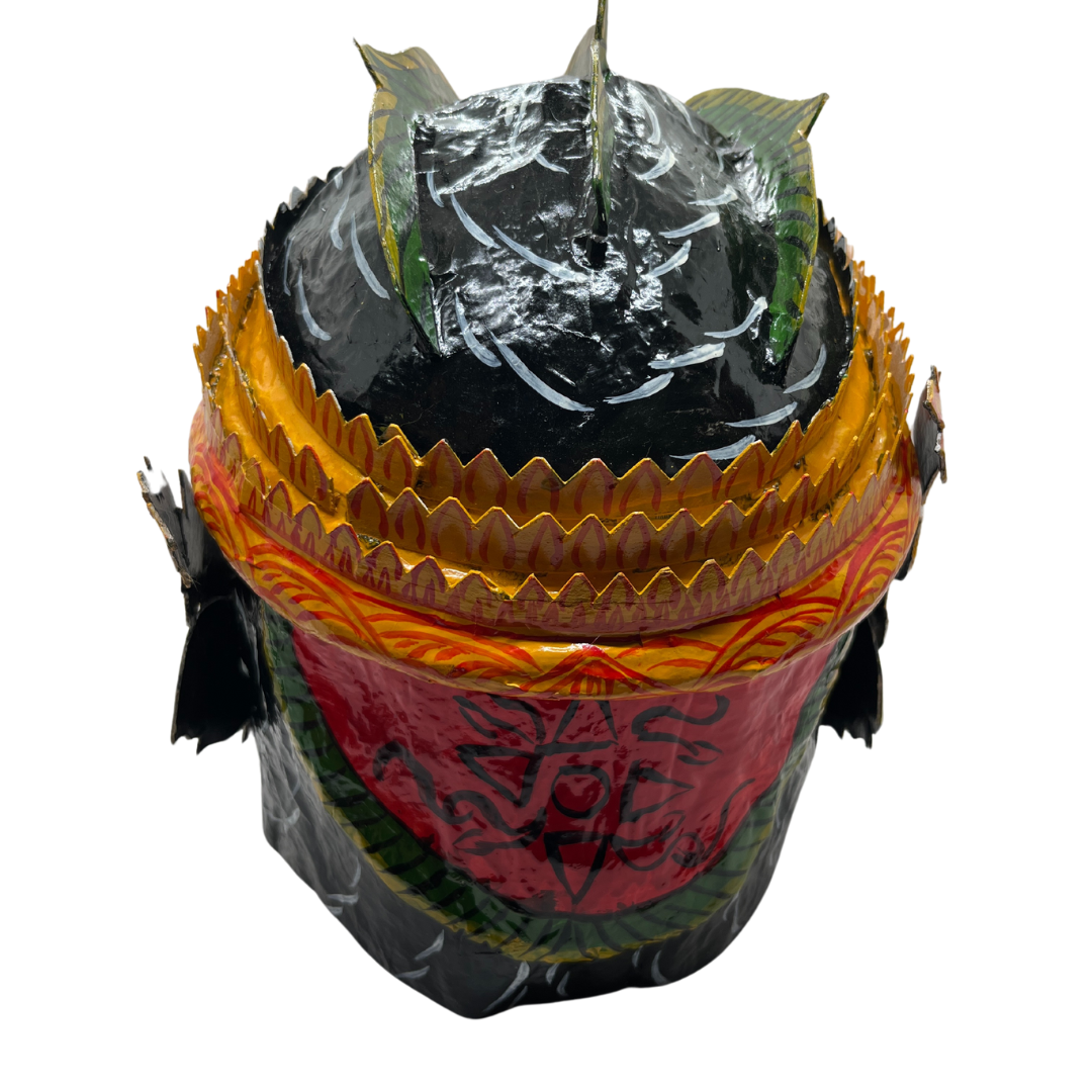 Masque intégral Cambodgien en papier mâché modèle Hanuman