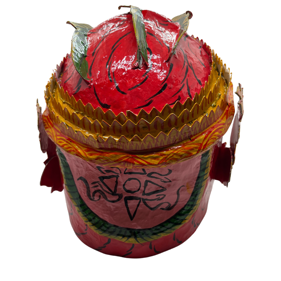 Masque intégral Cambodgien en papier mâché modèle Hanuman