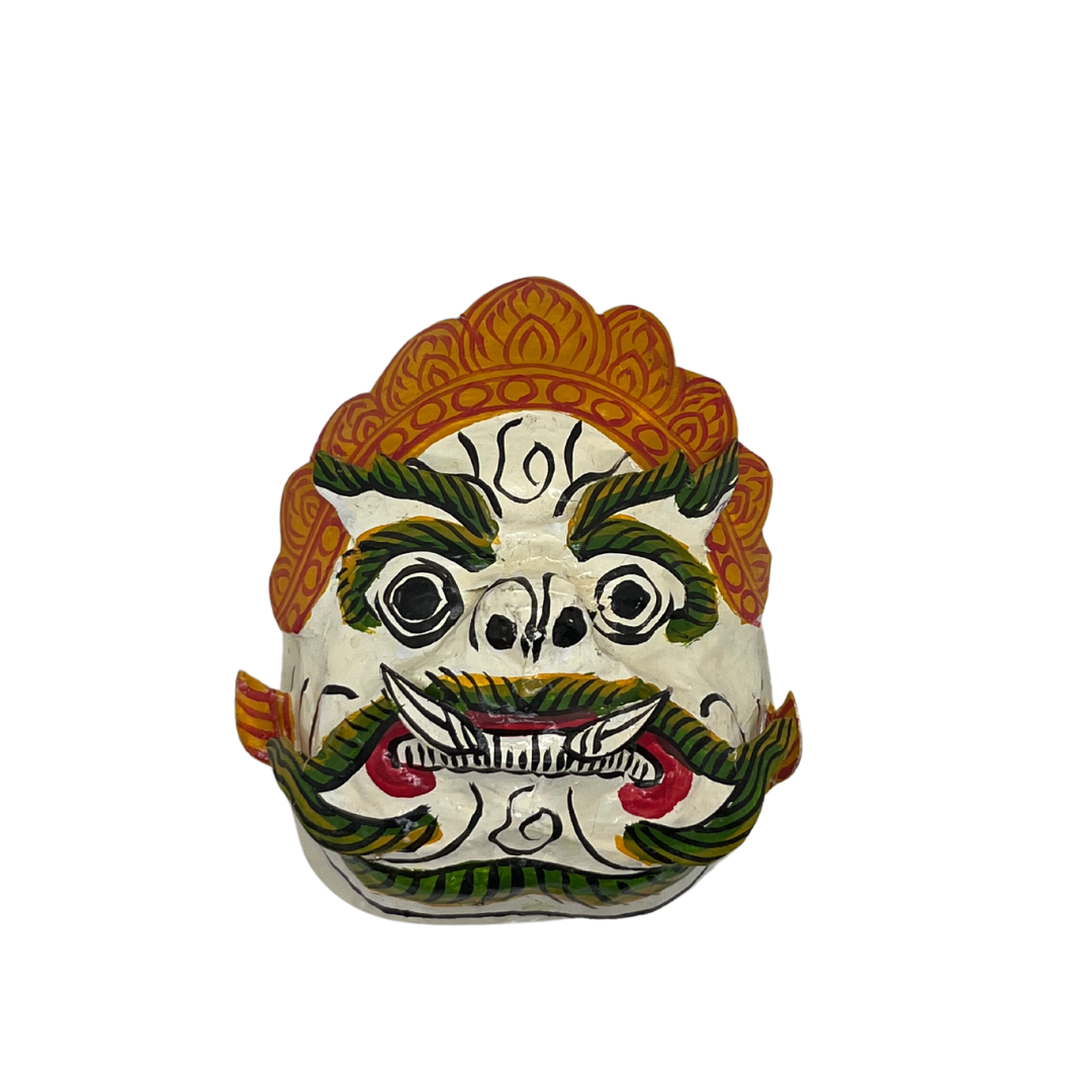 Petit masque Yeak Cambodgien en papier mâché