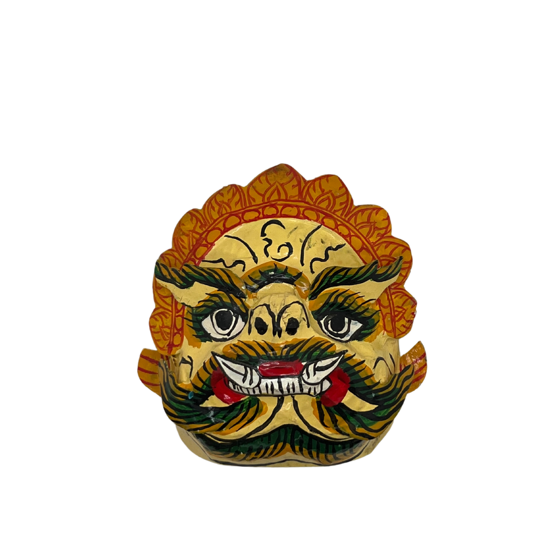 Petit masque Yeak Cambodgien en papier mâché