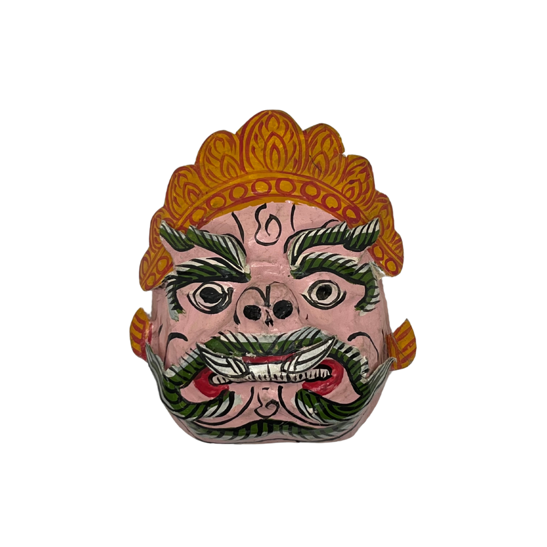 Petit masque Yeak Cambodgien en papier mâché