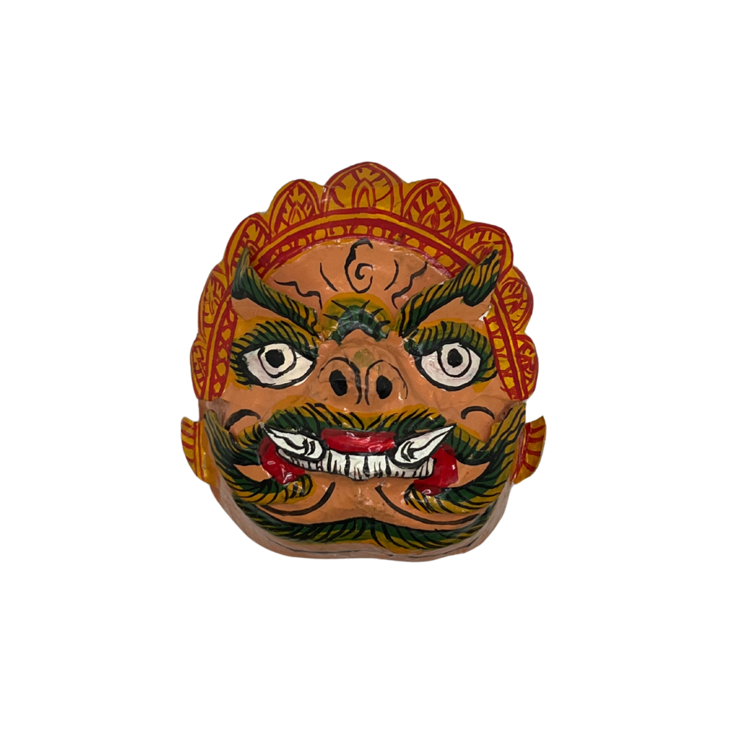 Petit masque Yeak Cambodgien en papier mâché