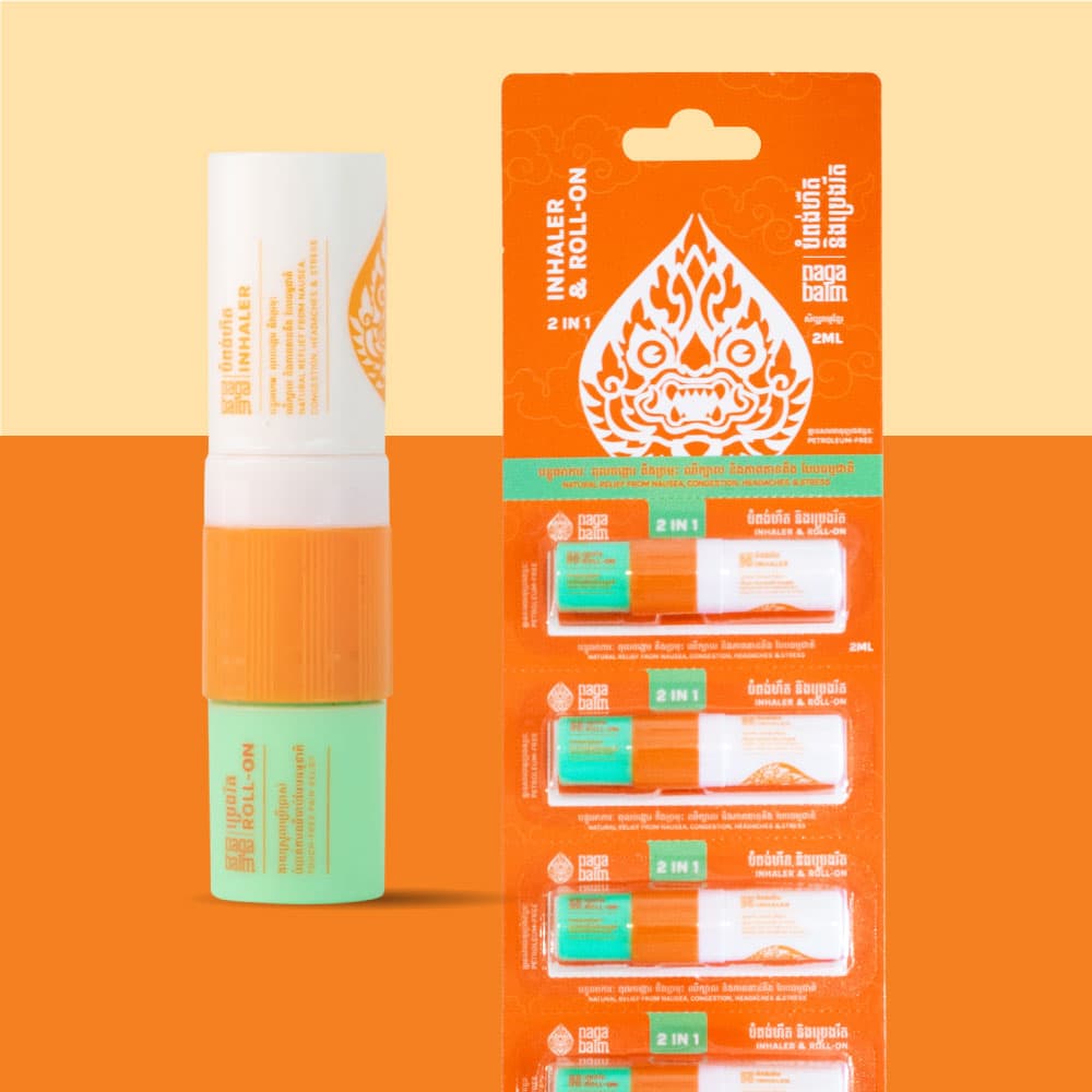 Inhaler & roll-on, 2-en-1 - Naga Balm