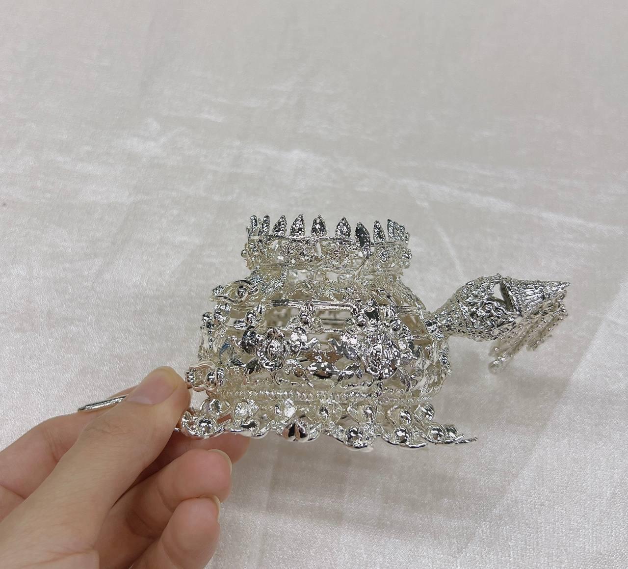 Coiffe traditionnelle khmère couleur Argent