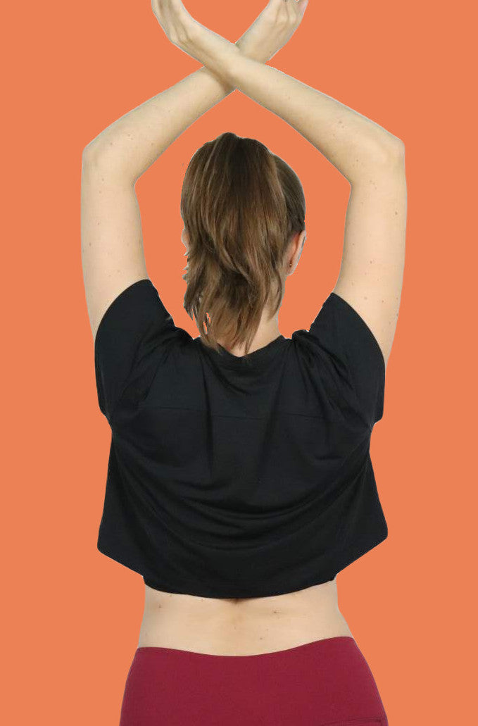 Crop Top avec col en V