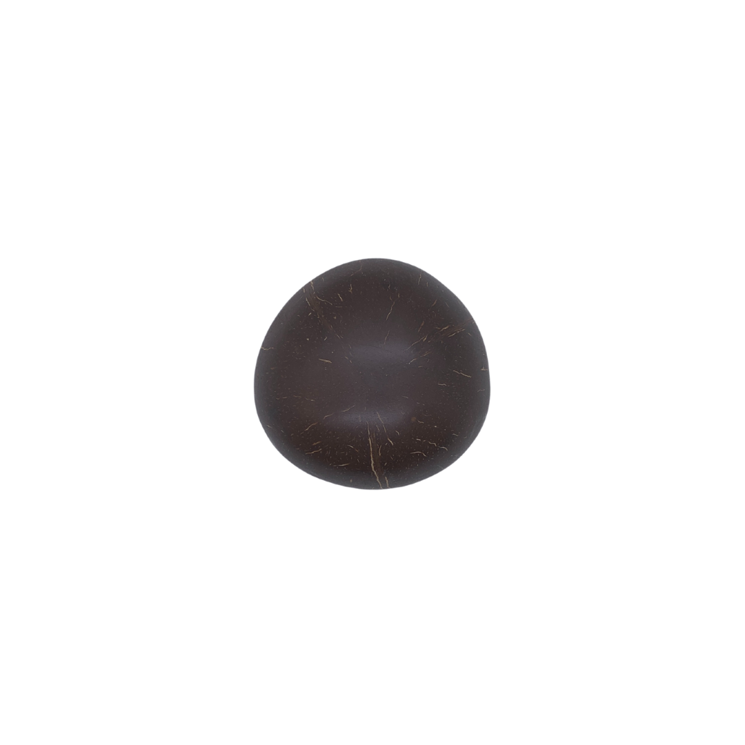 Bol en bois de coco peint et vernis