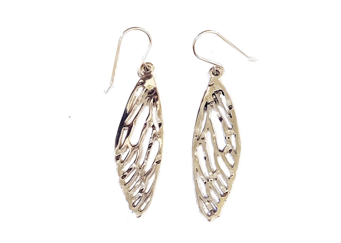 Boucles d'oreilles Ailes de Libellules en Argent (Collection Temple et Nature)