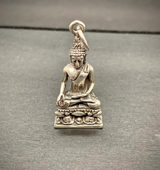 Pendentif Bouddha en posture Varada mudra Argent 925/1000