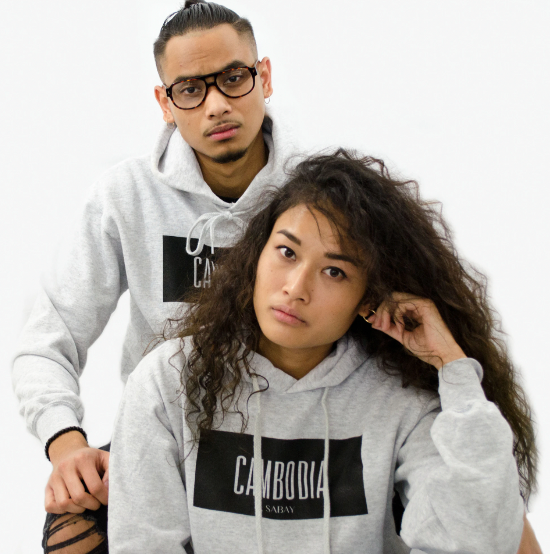 Hoodie Cambodia Grey par Sabay Creation