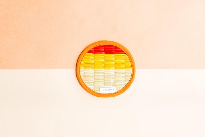 Dessous de verre tricolore Holiday by Salasusu