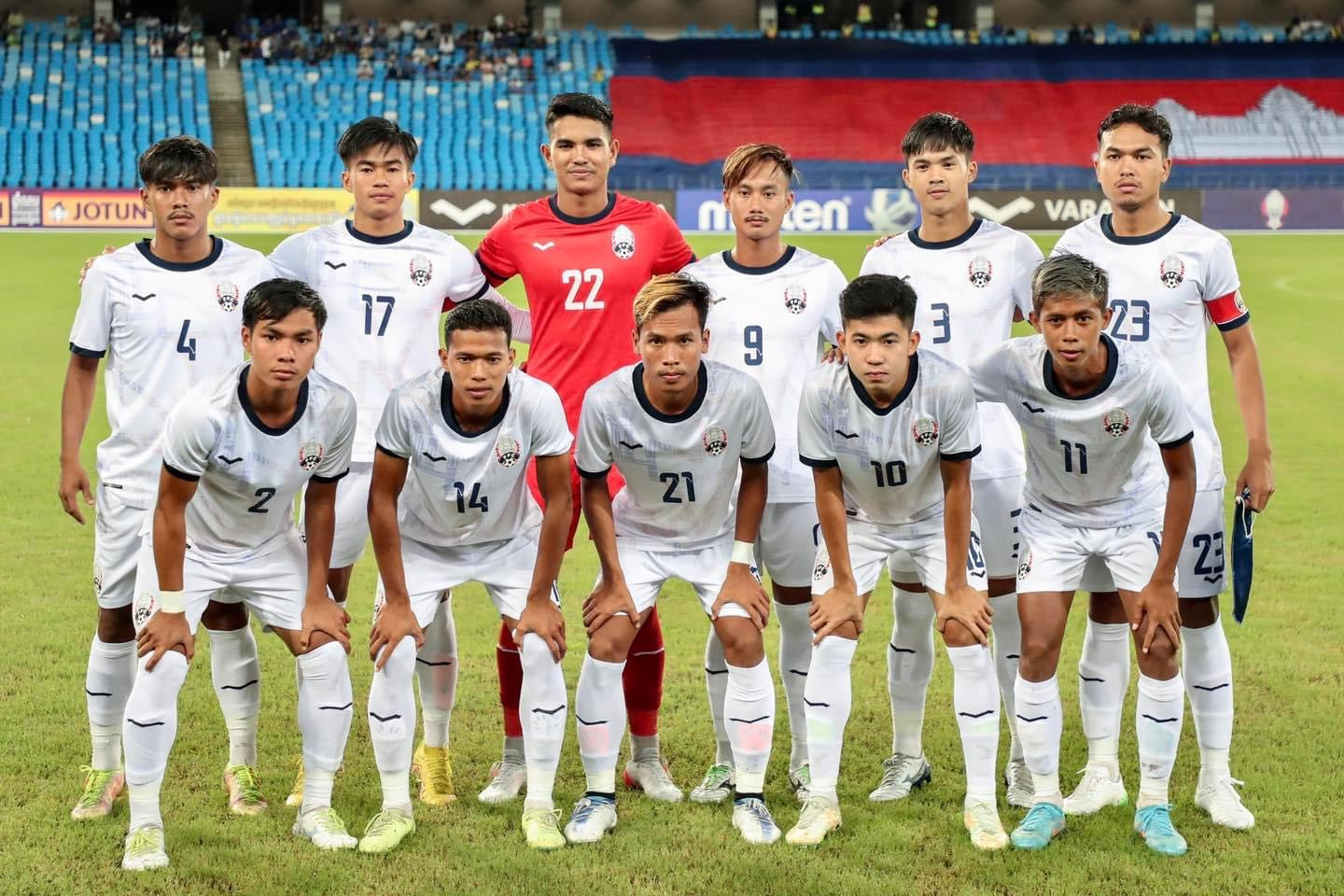 Maillot officiel Cambodge - Saison 2022-23 - Blanc (Extérieur) Modèle FAN
