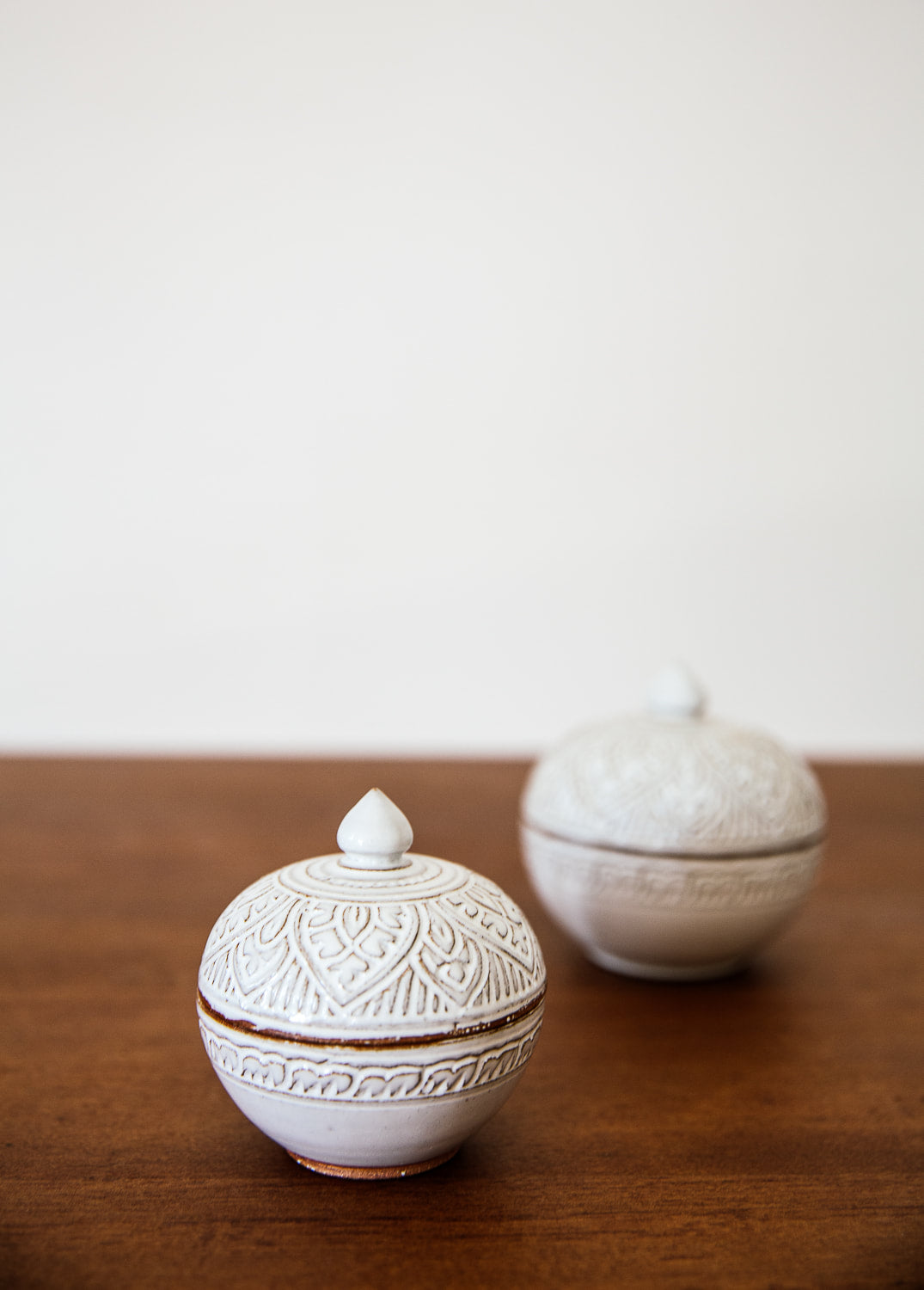 Bougie Parfumée Artisanale Khmer en Céramique