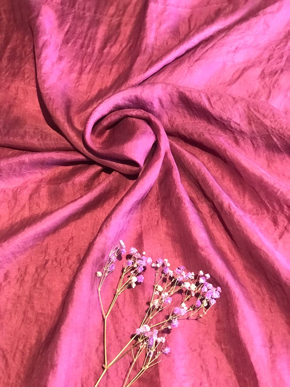 Foulard en Soie d'Organza Douce Tissé à la Main