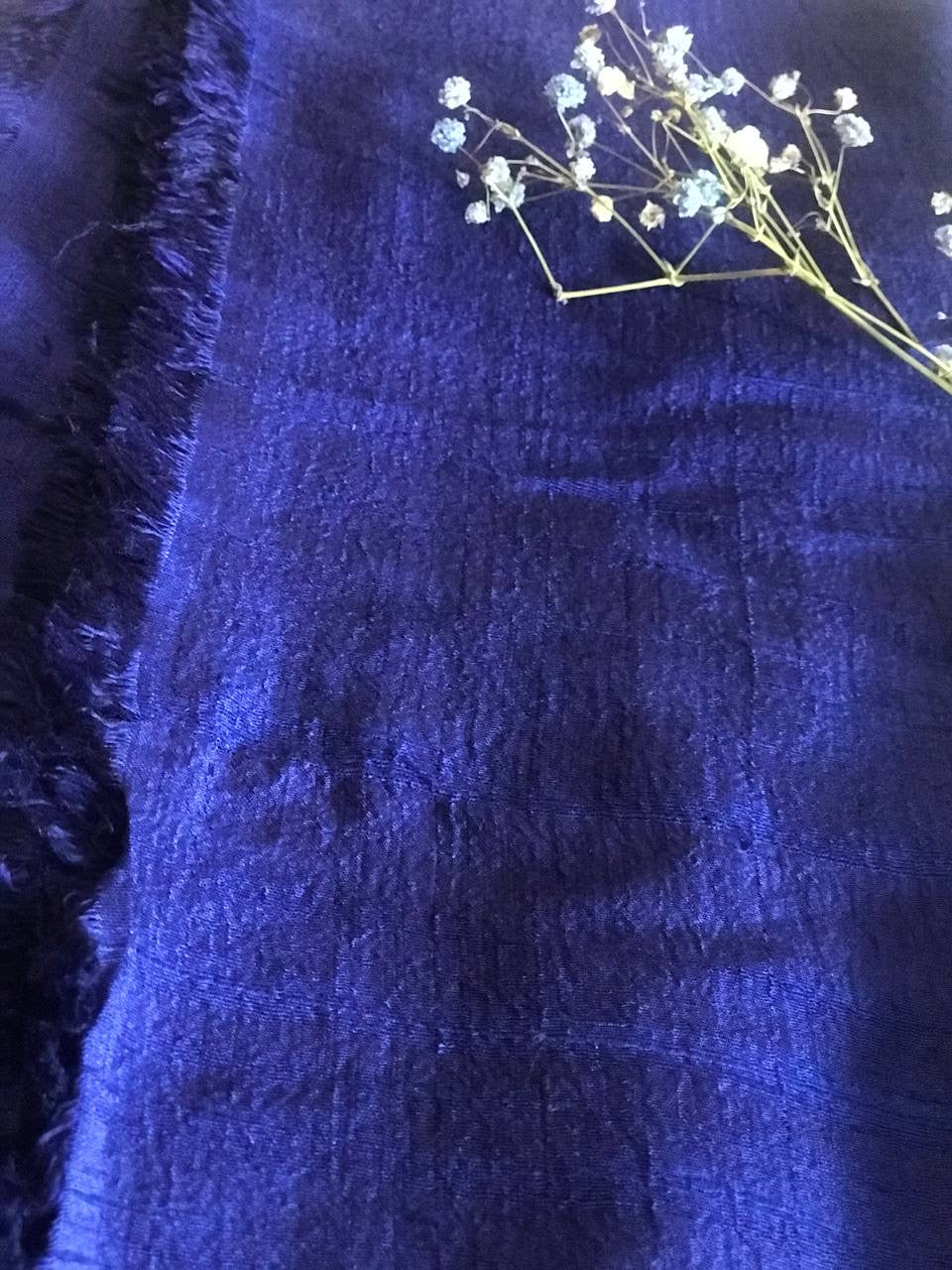 Foulard en Soie Sauvage Douce Tissé