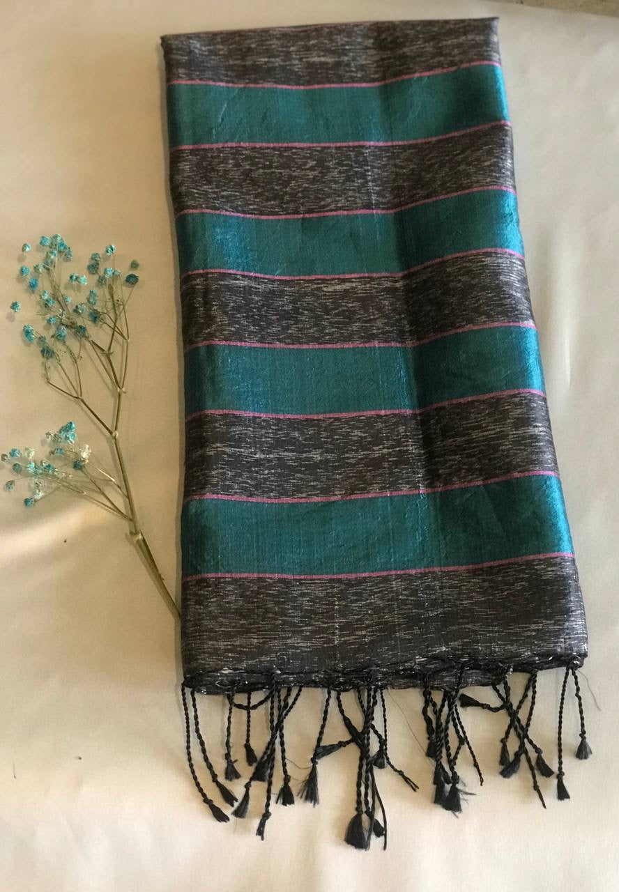 Foulard en Soie Fine de Krama Tissé à la Main