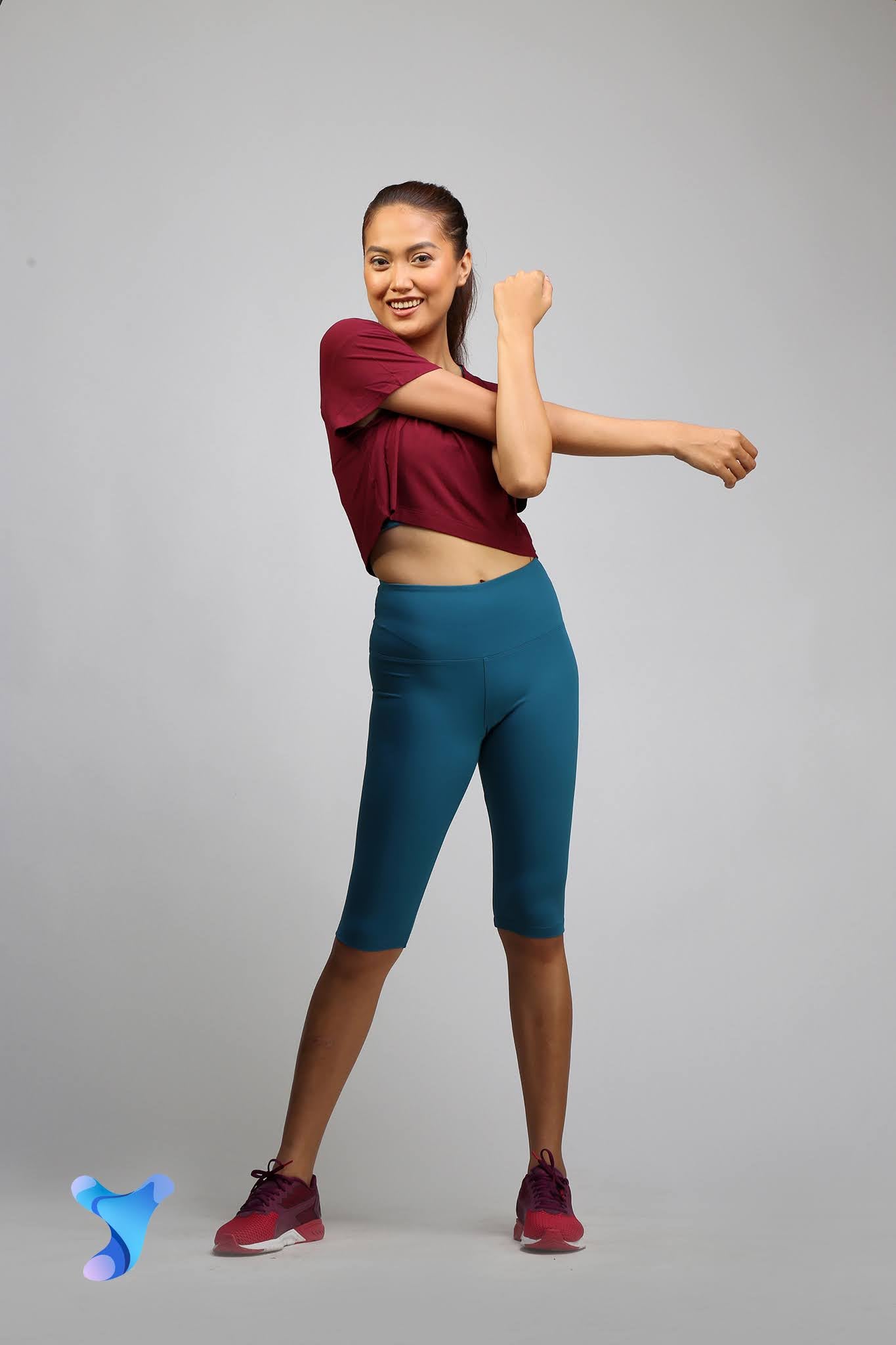 Crop Top avec col en V