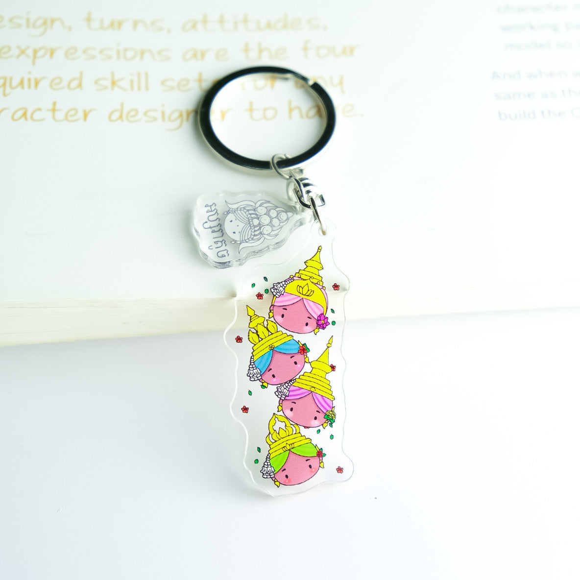 Porte-clef Acrylique Devada par Little Apsara