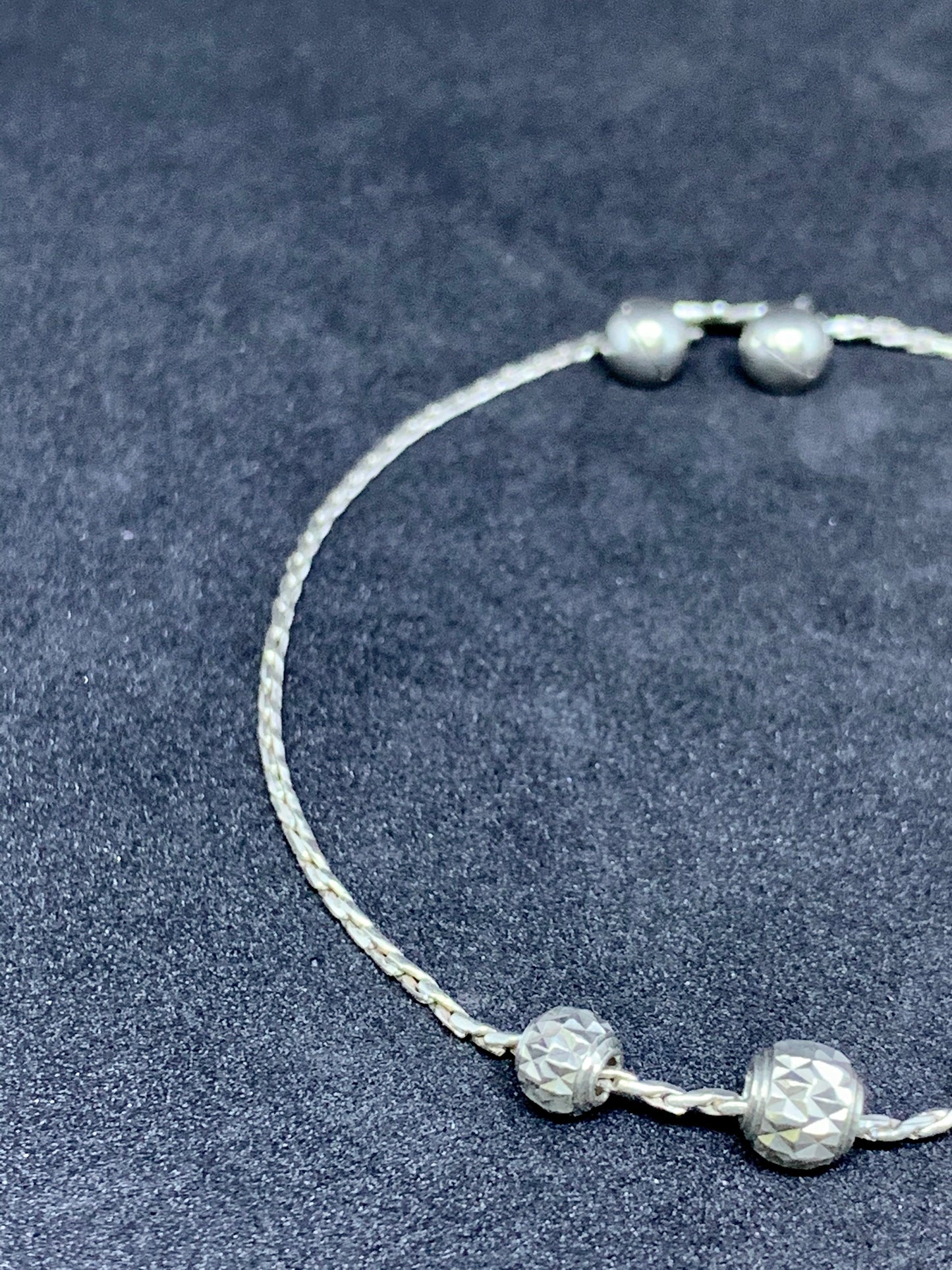 Bracelet Khmer Style Perles Boran Argent 925