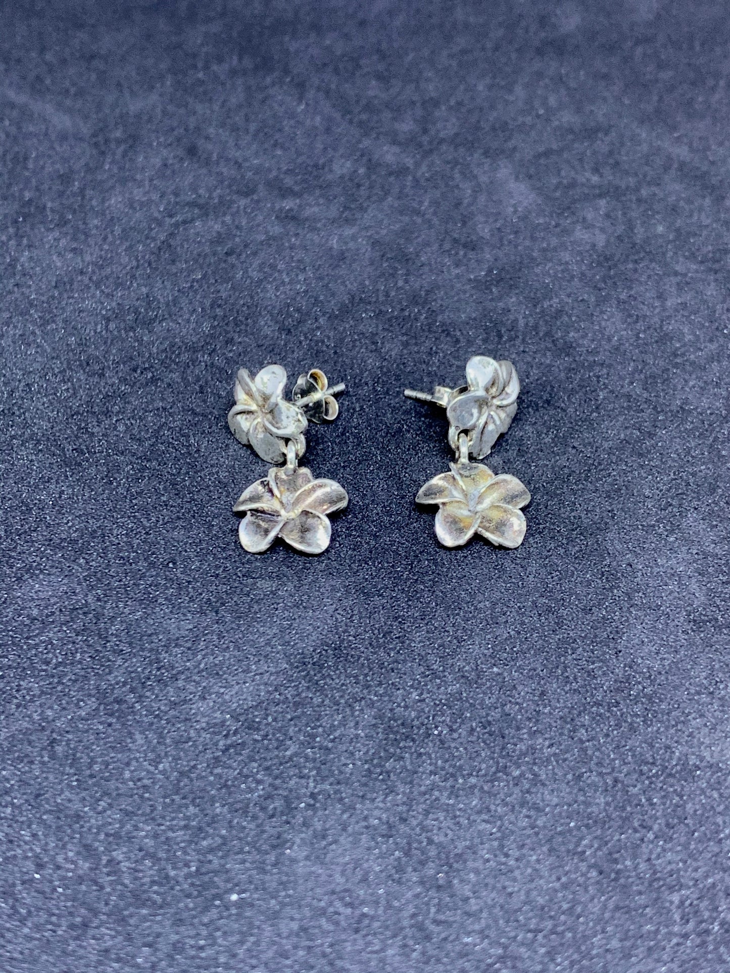 Boucles d'oreilles Champa Argent