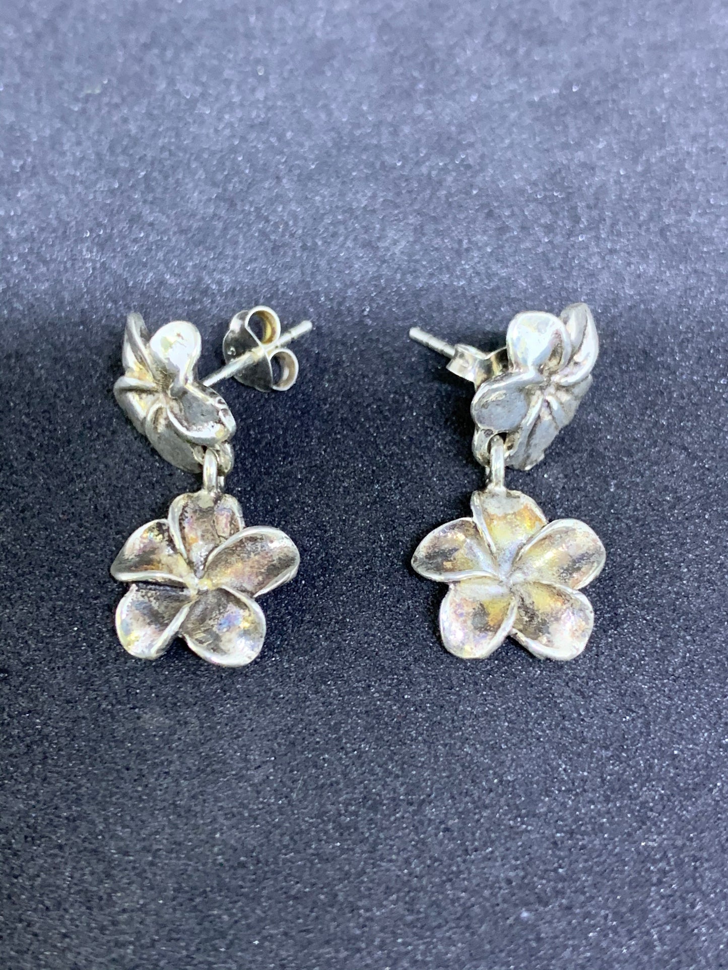 Boucles d'oreilles Champa Argent
