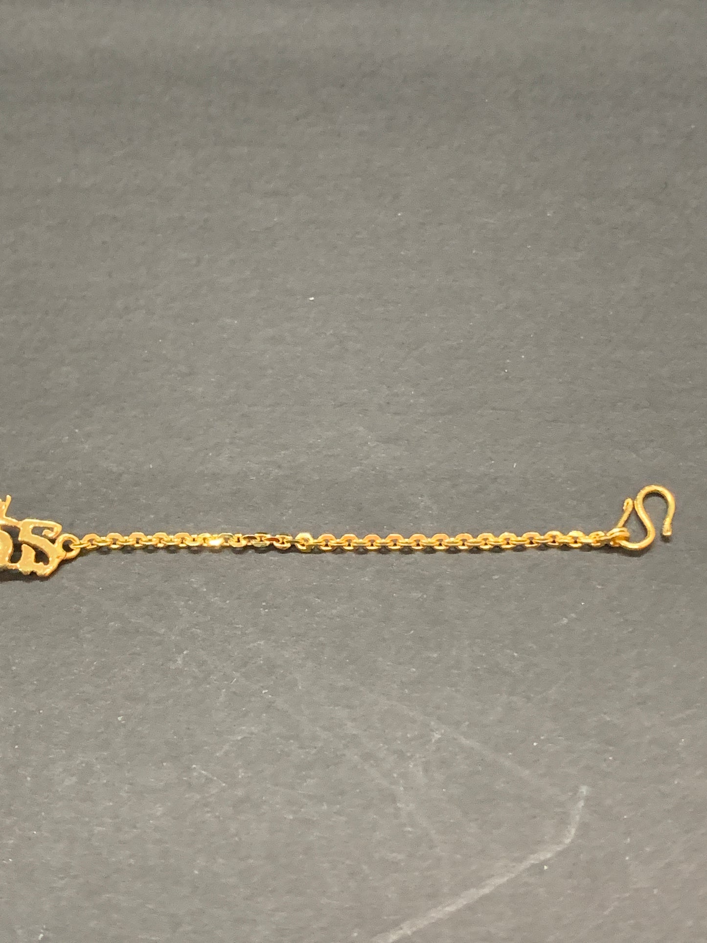 Bracelet couleur Or personnalisable en Khmer