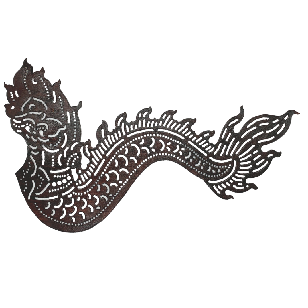 Illustration traditionnelle en cuir "roub sbek" - Naga