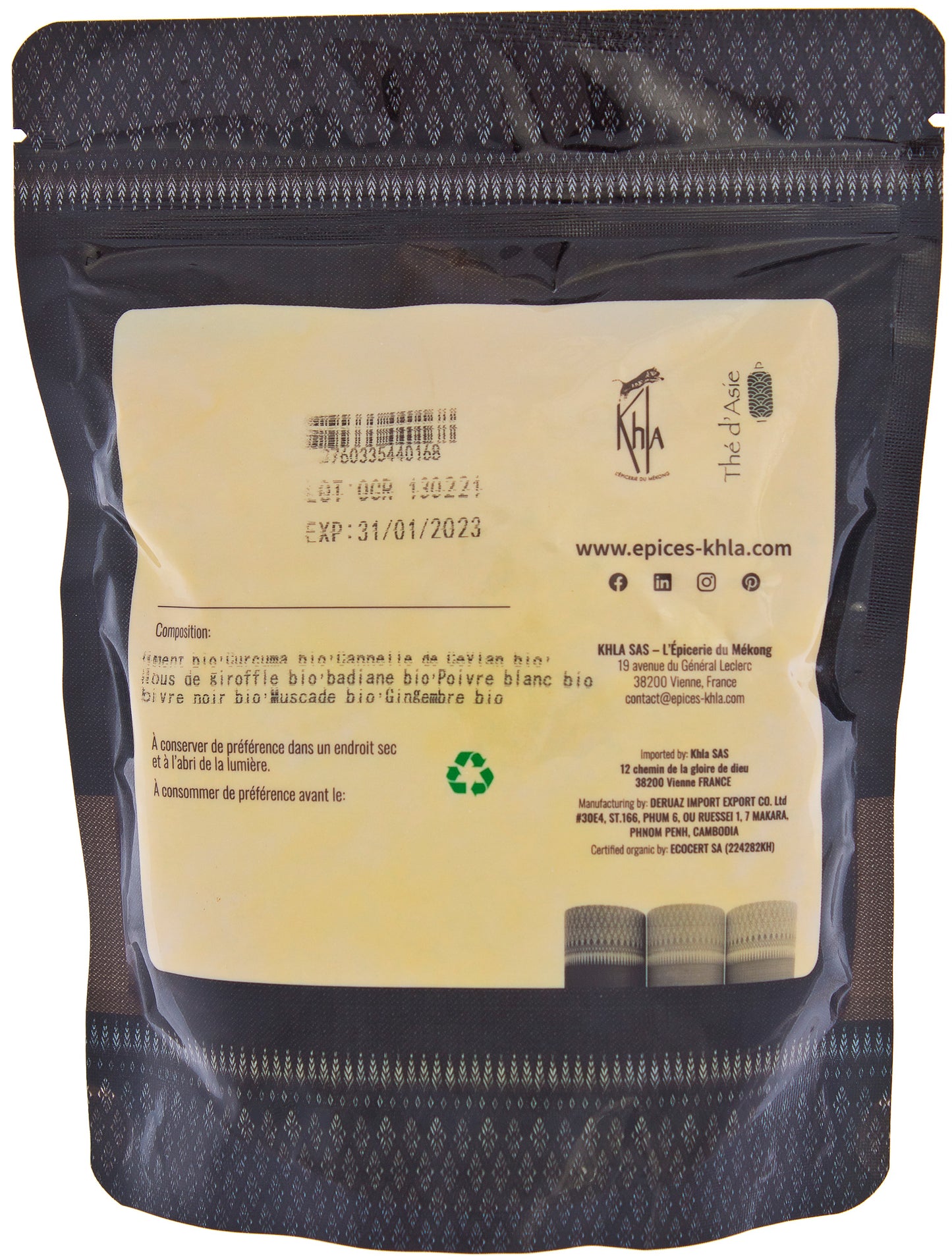 Curry rouge - Biologique - en poudre - 250g
