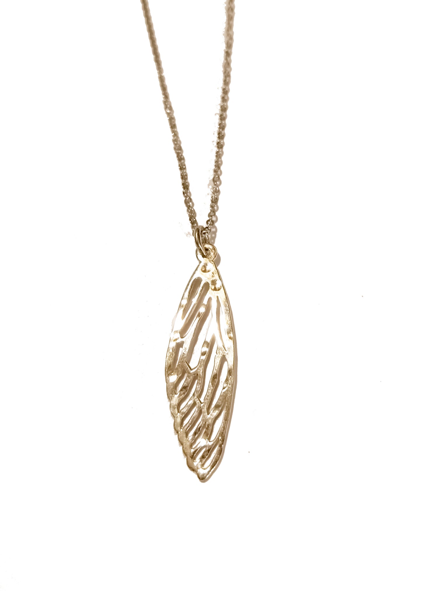Pendentif et Chaîne Ailes de Libellules en Argent (Collection Temple et Nature)