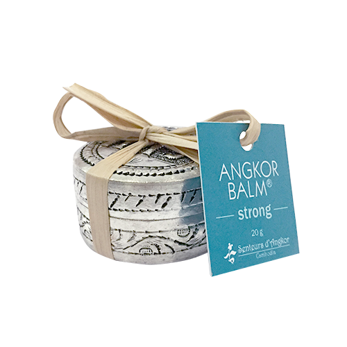 Baume Angkor Jasmin avec boîte en argent par Senteurs d'Angkor