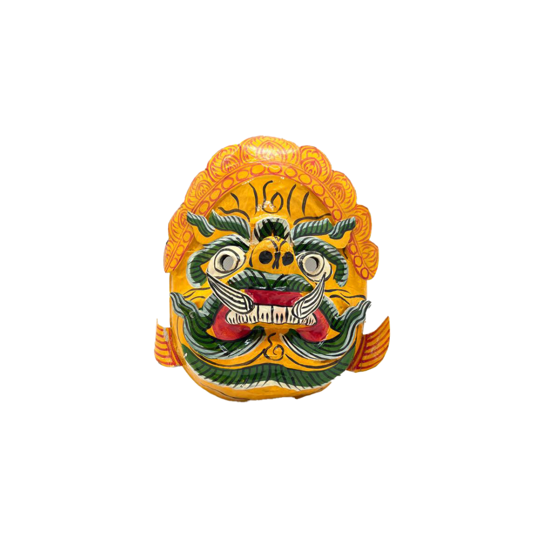 Masque Cambodgien en papier mâché moyen modèle Yeak