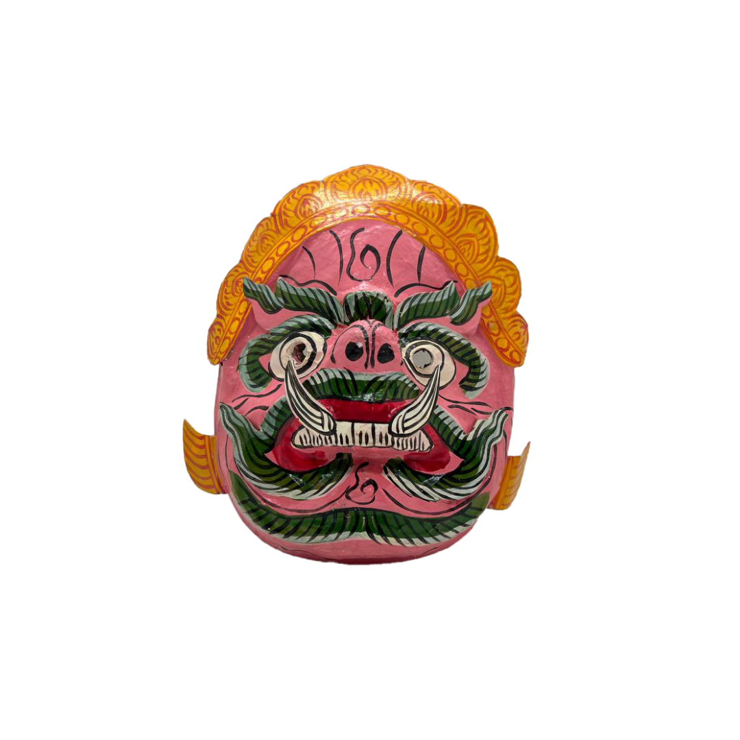Masque Cambodgien en papier mâché moyen modèle Yeak