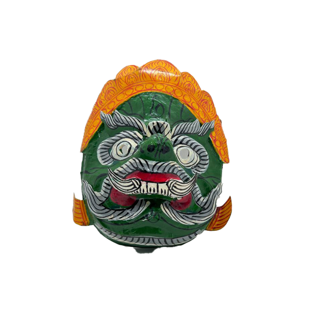 Masque Cambodgien en papier mâché moyen modèle Yeak