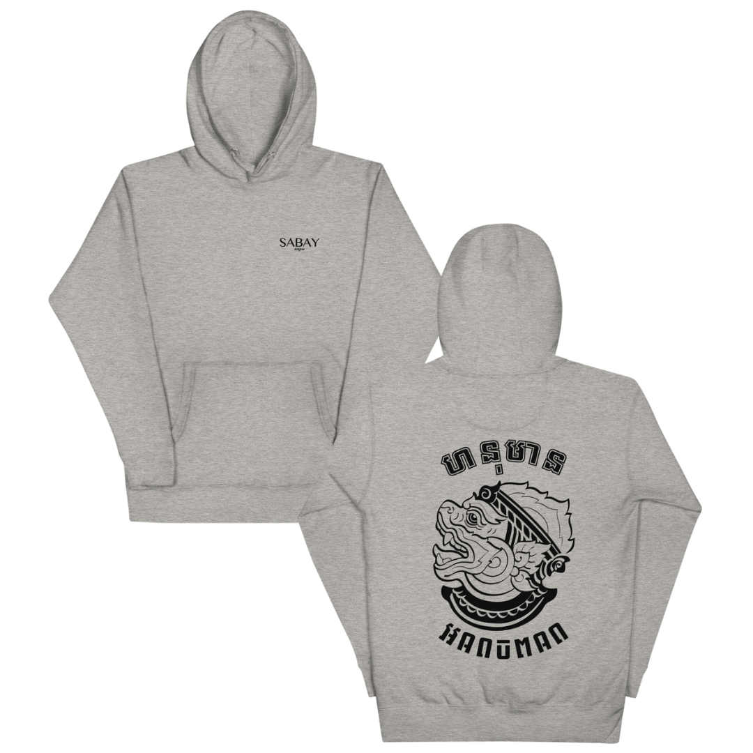 Hoodie Hanuman Grey par Sabay Creation