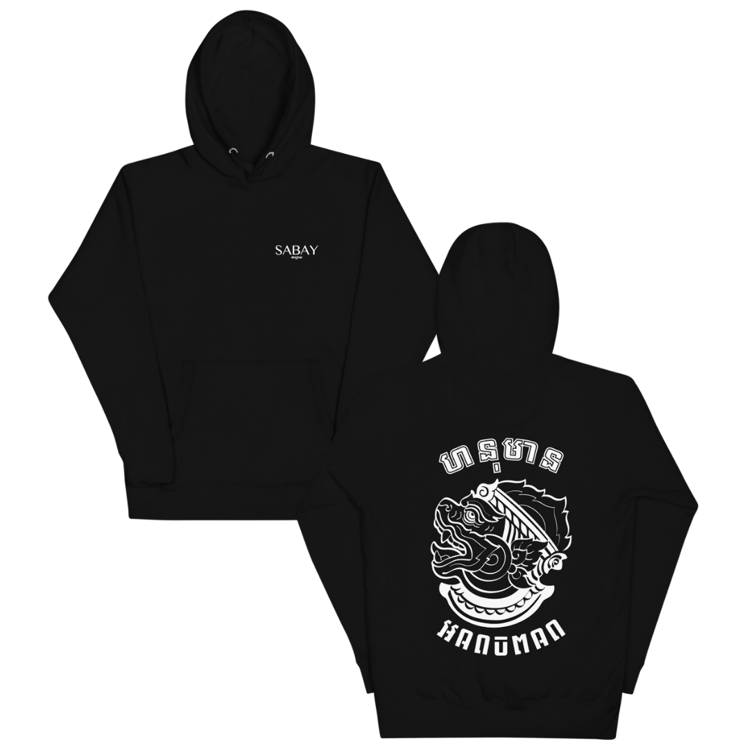 Hoodie Hanuman Black par Sabay Creation